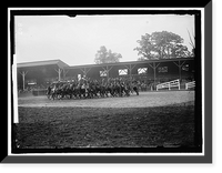 Historic Framed Print, HORSE SHOWS. DEMNS. BY FT. MYER CAV. - 2,  17-7/8" x 21-7/8"