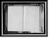 Historic Framed Print, DEWEY, GEORGE ADMIRAL, U.S.N. PAGES FROM DIARY,  17-7/8" x 21-7/8"