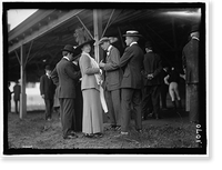 Historic Framed Print, BENNING RACES. MISS HELEN TAFT,  17-7/8" x 21-7/8"