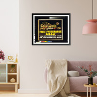 Historic Framed Print, Fish  vegetable meals will save wheat meat  fats for our soldiers and allies,  17-7/8" x 21-7/8"