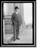 SANDERS, NEWELL. SENATOR FROM TENNESSEE, 1912-1913. ON STEPS OF CAPITOL, Historic Print
