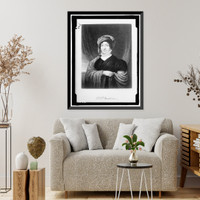 MADISON, DOLLY. STEEL ENGRAVING OF PORTRAIT BY JOSEPH WARD, Vintage Print
