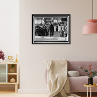 Historic Framed Print, PAN AMERICAN MASS. THANKSGIVING DAY AT ST. PATRICK'S. MINISTER ROJAS, OF VENEZUELA,  17-7/8" x 21-7/8"