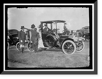 LONGWORTH, MRS. NICHOLAS. SITTING IN DOOR OF AUTO; WITH MRS. TAFT Classic, Vintage Poster