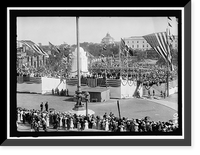 Historic Framed Print, COLUMBUS MEMORIAL UNVEILING, GENERAL VIEW - 3,  17-7/8" x 21-7/8"