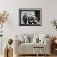 Historic Framed Print, DEMOCRATIC NATIONAL CONVENTION. COL. P. DENTON, COL. JOHN I. MARTIN, JAY CAIRNS,  17-7/8" x 21-7/8"