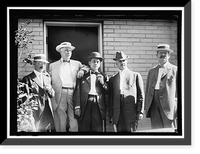Historic Framed Print, DEMOCRATIC NATIONAL CONVENTION. WILLIAM MOORE; THOMAS E. TAGGART; REP. KORBLEY OF MISSOURI; W.L. KISSELL; ANDREW WAHL,  17-7/8" x 21-7/8"