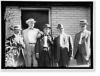 Historic Framed Print, DEMOCRATIC NATIONAL CONVENTION. WILLIAM MOORE; THOMAS E. TAGGART; REP. KORBLEY OF MISSOURI; W.L. KISSELL; ANDREW WAHL,  17-7/8" x 21-7/8"