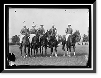 Historic Framed Print, POLO. ARMY POLO - 2,  17-7/8" x 21-7/8"