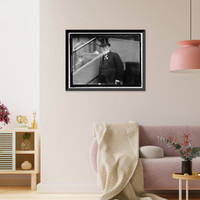 Historic Framed Print, GIBSON, SIR JOHN M. GRAND COMDR., CANADA. MASONS INTERNATIONAL CONGRESS,  17-7/8" x 21-7/8"