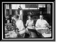 Historic Framed Print, BACTERIOLOGY. DR. GEORGE STILES,  17-7/8" x 21-7/8"