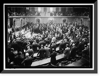 Historic Framed Print, CONGRESS, U.S. OPENING OF LAST SESSION OF 62ND CONGRESS, DECEMBER 2,  17-7/8" x 21-7/8"
