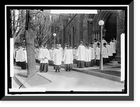 SAINT THOMAS P.E. CHURCH. CONSECRATION SERVICES. 2ND FROM LEFT, REV. DR. GEORGE W. ATKINSON; 3RD, REV. CHARLES T. WARNER; 4TH, REV. JOSEPH E. Classic, Historic Print