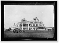 SHADOW LAWN, N.J. SUMMER WHITE HOUSE, Vintage Print