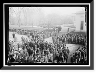 NEW YEAR'S RECEPTION AT WHITE HOUSE. GENERAL VIEW; ARMY AND NAVY OFFICERS, Historic Print