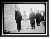 NEW YEARS BREAKFASTS, PAN AMERICAN UNION. JOHN BARRETT; MRS. KNOX; SECRETARY KNOX, Vintage Wall Art