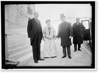 NEW YEARS BREAKFASTS, PAN AMERICAN UNION. JOHN BARRETT; MRS. KNOX; SECRETARY KNOX, Vintage Wall Art