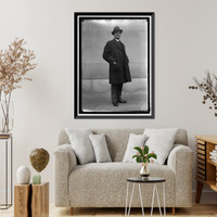 Historic Framed Print, WOOD, WILLIAM ROBERT. M.C., IN, 1915 -,  17-7/8" x 21-7/8"