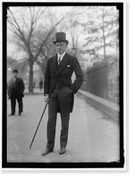 Historic Framed Print, FLETCHER, HENRY PRATHER. MEMBER OF PARLAIMENT AND AMBASSADOR TO CHILE, 1909; AMBASSADOR TO MEXICO, 1916,  17-7/8" x 21-7/8"
