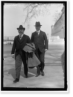 Historic Framed Print, BRANDEGEE. SENATOR, WITH SEN. PHELAN,  17-7/8" x 21-7/8"