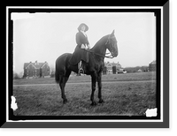 Historic Framed Print, WOMAN SUFFRAGE. MRS. BURLESON, GRAND MARSHALL,  17-7/8" x 21-7/8"