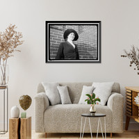 Historic Framed Print, BURLESON, MRS. R.C. SUFFRAGIST. CENTER - 2,  17-7/8" x 21-7/8"