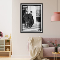 Historic Framed Print, DANIELS, JOSEPHUS. SECRETARY OF THE NAVY, 1913-1921 - 2,  17-7/8" x 21-7/8"
