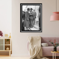 Historic Framed Print, HOUSTON, DAVID FRANKLIN. SECRETARY OF AGRICULTURE, 1913-1920. CENTER,  17-7/8" x 21-7/8"