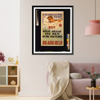 Vintage War Poster - It is nice in the surf but what about the men