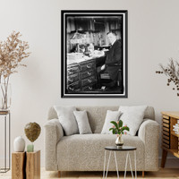 Historic Framed Print, DANIELS, JOSEPHUS. SECRETARY OF THE NAVY, 1913-1921 - 5,  17-7/8" x 21-7/8"