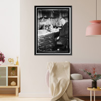 Historic Framed Print, DANIELS, JOSEPHUS. SECRETARY OF THE NAVY, 1913-1921 - 5,  17-7/8" x 21-7/8"