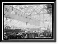 Historic Framed Print, POST OFFICE DEPARTMENT WINDOWS FOR INSPECTORS,  17-7/8" x 21-7/8"
