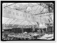 Historic Framed Print, POST OFFICE DEPARTMENT WINDOWS FOR INSPECTORS - 2,  17-7/8" x 21-7/8"