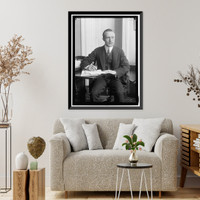 Historic Framed Print, MEYERS, HERBERT. ASSISTANT TO SECRETARY LANE,  17-7/8" x 21-7/8"