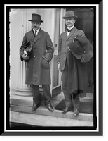 Historic Framed Print, FRIEDMAN, DR. FREDERICK F., L., WITH DR. HUNDT, HIS SECRETARY - 2,  17-7/8" x 21-7/8"