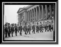 Historic Framed Print, PREPAREDNESS PARADE. WORKMEN,  17-7/8" x 21-7/8"