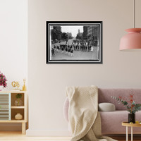 Historic Framed Print, PREPAREDNESS PARADE. UNITS OF CIVILIANS IN PARADE - 2,  17-7/8" x 21-7/8"