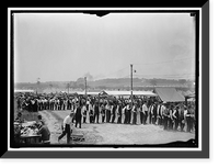 Historic Framed Print, COLONIAL RIFLES. REUNION OF G.A.R. AND CONFEDERATE VETERANS WHO HAD FOUGHT AT GETTYSBURG, ON THE BATTLEFIELD - 4,  17-7/8" x 21-7/8"
