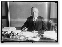 SIMPSON, DR. F.F. LT. COL., U.S.A. OF PITTSBURGH. HEAD OF MEDICAL DIVISION OF WAR INDUSTRIES BOARD AND C.N.D. DURING WORLD WAR. AT DESK - 2, Historic Reproduction
