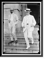 Historic Framed Print, REED, JAMES A. SENATOR FROM MISSOURI, 1911- . RIGHT, WITH THOMAS J. WALSH,  17-7/8" x 21-7/8"