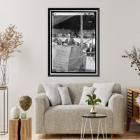 Historic Framed Print, WOMAN SUFFRAGE. MAYOR OF HYATTSVILLE ADDRESS,  17-7/8" x 21-7/8"