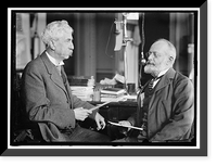 Historic Framed Print, [BIXBY, WILLIAM HERBERT. BRIGADIER GENERAL, U.S.A., CHIEF OF ENGINEERS. RIGHT, WITH COL. WILLIAM T. ROSSELL],  17-7/8" x 21-7/8"