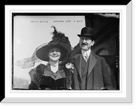 Historic Framed Print, Hermann Deri and wife (Bella Alten),  17-7/8" x 21-7/8"