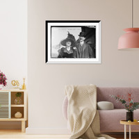 Historic Framed Print, Hermann Deri and wife (Bella Alten),  17-7/8" x 21-7/8"