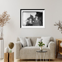 Historic Framed Print, Hermann Deri and wife (Bella Alten),  17-7/8" x 21-7/8"