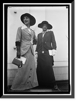EVANS, ANNA V. RIGHT, WITH OLLIE M. WILSON, Antique Print