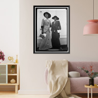 EVANS, ANNA V. RIGHT, WITH OLLIE M. WILSON, Antique Print