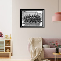Historic Framed Print, FOOTBALL. NAVAL ACADEMY: TEAM, PLAYERS, COACH, ETC. - 22,  17-7/8" x 21-7/8"