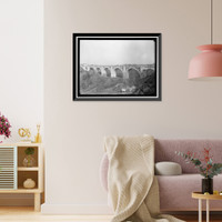 Historic Framed Print, [Taft Memorial Bridge, Rock Creek Park],  17-7/8" x 21-7/8"