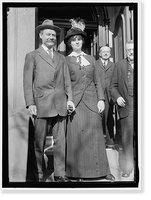 Historic Framed Print, GRENFELL, SIR WILFRED, M.D. MISSIONARY IN LABRADOR. GROUPS AT C.H. BUTLER'S RESIDENCE; DR. AND MRS. GRENFELL; BENJAMIN F. BUTLER; CHARLES HENRY BUTLER,  17-7/8" x 21-7/8"